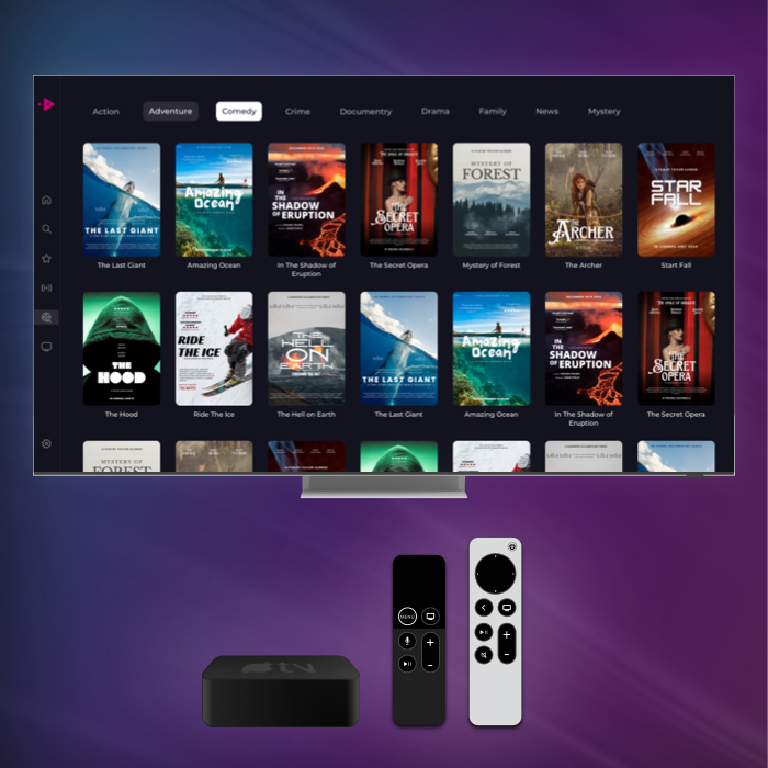 Experience Unmatched IPTV Watching on Samsung Galaxy Z Fold3 5G with Opus IPTV Players Advanced Features